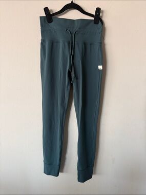 Vuori Teal High-Rise Drawstring Leggings - Matching Set